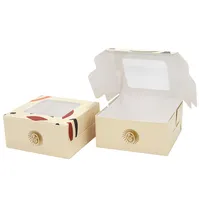 럭셔리 티라미수 초콜릿 케이크 컵 케이크 사용자 정의 인쇄 크래프트 종이 미니 컵 케이크 음식 상자