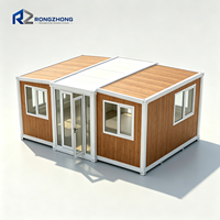 Maison conteneur extensible légère, respirante et facile à installer pour hôtel, villa, restaurant