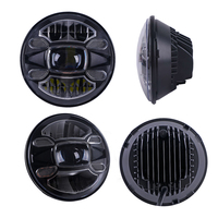 Nouveau phare de moto de 7 pouces Daymaker 7, phare de moto 12v avec feu de circulation 7, phare pour moto et jeep