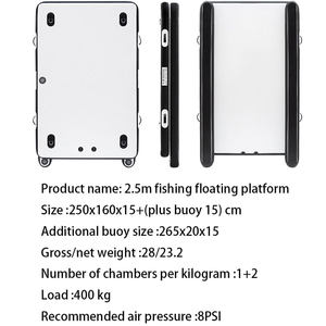 पेशेवर निर्माता बड़े आकार पोर्टेबल मछली नाव पोर्टेबल फ्लोटिंग डॉक प्लेटफॉर्म इंफ्लेटेबल स्कीइंग बिक्री के लिए बिक्री के लिए - Product Image 6