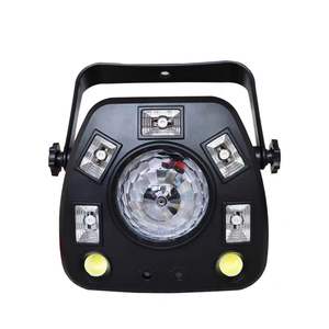 Vente chaude DMX Laser Stage Club 5 Lentille Tête Mobile LED Night Bar Party Effects Violet Violet <span class=keywords><strong>Disco</strong></span> pour Divertissement de Nuit - Product Image 1