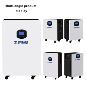 SAMAS Stehendes All-in-One-System 2,56 kWh 3 kW LiFePO4 Batterie 25,6 V 100 Ah Hybrid-Netz-Haustank IP54 WiFi/RS485 - Product Image 3