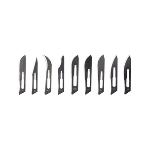 ใบมีดผ่าตัดทางทันตกรรมคุณภาพสูง ผลิตจากเหล็กกล้าคาร์บอน ได้รับการรับรองมาตรฐาน CE ปลอดเชื้อ สำหรับใช้ทางการแพทย์ - Product Image 1