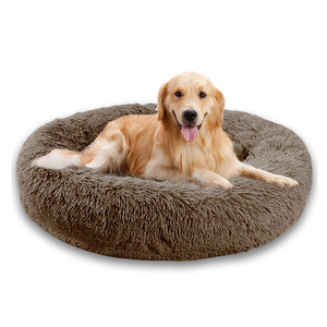Ultra Soft Suppliers Benutzer definierte Soft Calming Pet Betten Indoor Cat Donut Betten Maschinen wasch bares Luxus-Hunde bett - Product Image 1