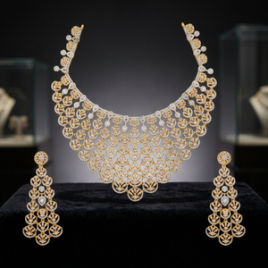 Collar de Novia Corto con Diseño de Flor en Aleación de Zinc, Elegante Accesorio para Boda - Product Image 2