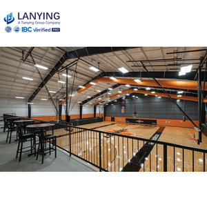 Hệ thống xây dựng nhà xưởng prefab khung thép hoàn chỉnh hiện đại cho văn phòng hoặc phòng tập thể dục với các giải pháp lưu trữ - Product Image 2
