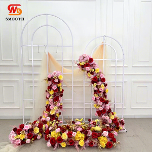Guirnalda de Rosas Artificiales de Seda Suave, 1.8-2.4m, Tamaño Personalizable, Fondo para Arco de Boda, Decoración - Product Image 1