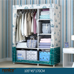 <strong>Bedroom</strong> Portable Closet Clothes Storage Cabinet Wardrobe Organiser Tenice Heavy Duty Modern Home Furniture <strong>Bedroom</strong> <strong>Accessories</strong> - Product Image 3