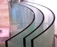 Verre trempé courbé de sécurité haute résistance pour façades de bâtiments architecturaux, murs et projets structurels