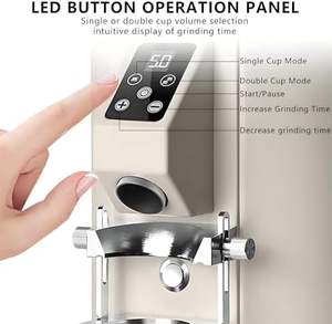 Molienda de café 64mm Tipo de acero inoxidable 800g Máquina molinillo de café eléctrica de gran capacidad - Product Image 3