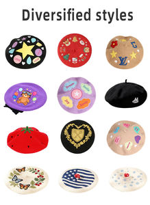 Boina de fieltro de lana, gorra de <span class=keywords><strong>azafata</strong></span>, sombrero de asistente de vuelo, elegante sombrero tipo pillbox para eventos de hotel, espectáculos escénicos, personalizable - Product Image 4