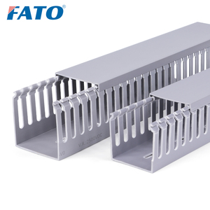 FATO PXC配線ダクト スロットタイプ 難燃性プラスチックケーブルトラッキング 2メートル 25/40/60/80 工業用電気キャビネット用 - Product Image 5