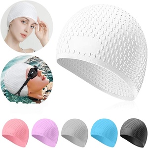 Gorro de Natación de Silicona Ecológico, Duradero e Impermeable con Diseño de Burbujas Elásticas y Logotipo Personalizado - Product Image 4