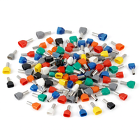 Embouts à double fil isolés en nylon PA66 Bornes à sertir polarisées 2x0.5-16 mm² pour panneaux de commande (UL 486F CE)
