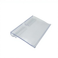 Porte-étiquettes réutilisable en PVC sans BPA pour rayonnages, noir/blanc, pour centres commerciaux, cartes de prix, affichage de tickets, supermarchés