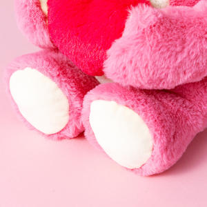 Oso de Peluche de Fresa de <span class=keywords><strong>Pixar</strong></span>, Tamaño Grande, con Diseño de Corazón Dibujable, Juguete de Peluche con Aroma a Fresa - Product Image 4