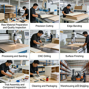 <span class=keywords><strong>Escritorio</strong></span> Ejecutivo para CEO, Diseño Moderno y Cómodo en Madera, Directo de Fábrica ODM/OEM, para Proyectos de Mobiliario de Oficina Corporativa - Product Image 6