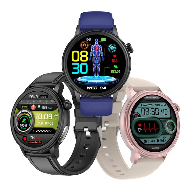 Popular Products 2024 BT Calling SmartWatch ET470 Heart Rate ECG Blood Health Measurement Smart Watch ET470