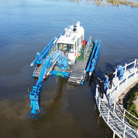 Nouvelle Pompe à Sable Amphibie Multifonctionnelle Diesel avec Moteur et Boîte de Vitesses pour la Construction de Réservoirs Fluviaux