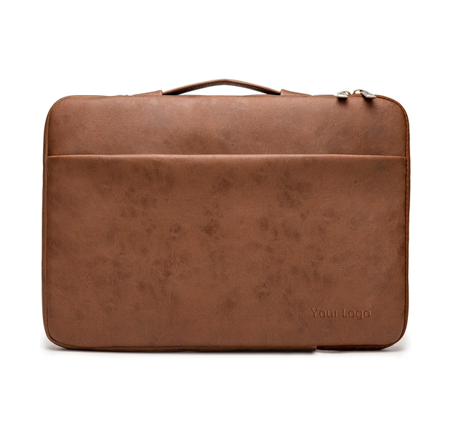 360 Protective PU Laptop Sleeve Case Handle 16Inch for /Dell//Acer Ultrabooks Business Luxury Office Laptop Bag