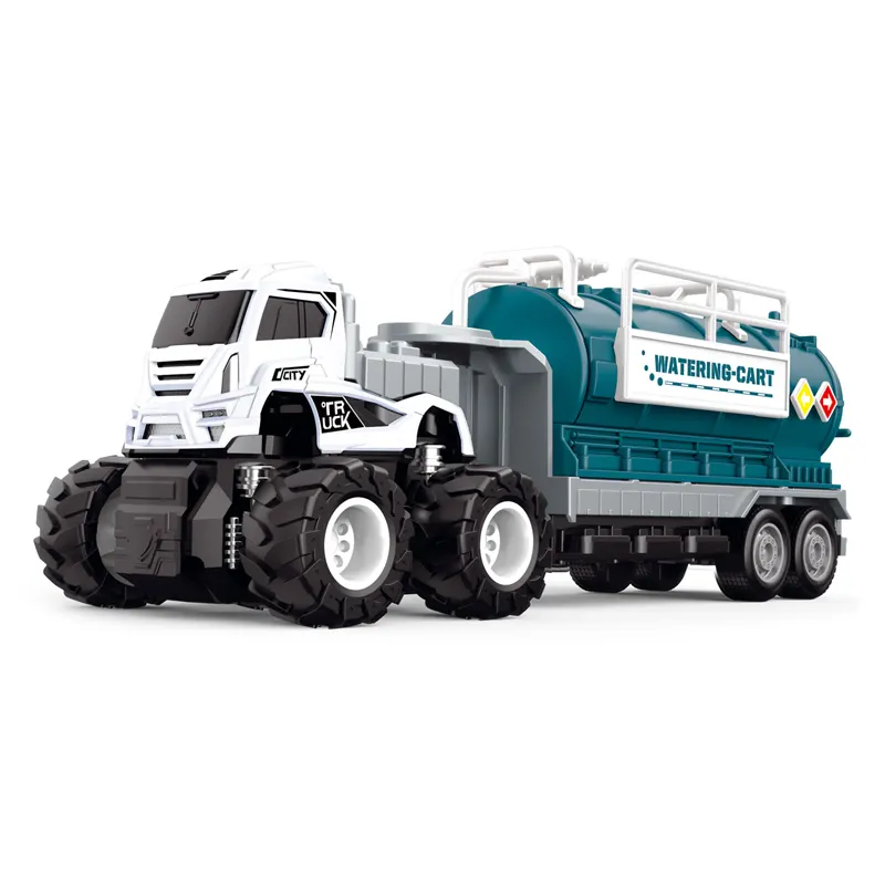 ילדים צעצועי 4WD אינרציה למות יצוק משאית צעצוע דלק טנק רכב סגסוגת דגם משאית צעצוע HN913300