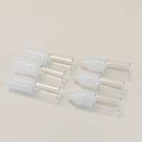 Flacon cosmétique en PET cylindrique avec bouchons anti-enfants et anti-effraction pour les soins de la peau, disponible en 10 ml, 15 ml, 20 ml, 30 ml, 50 ml, 100 ml