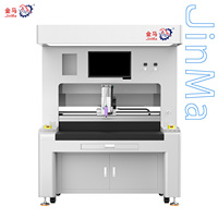 Machine de distribution visuelle de haute précision avec positionnement par vision CCD, pompe à colle, moteur de boîte de vitesses, 3 axes, garantie 1 an, 3C