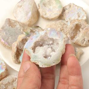 Fabriek Prijs Groothandel Natuurlijke Kristal Healing Agaat Crystal Cluster Aura Agaat Geode Voor Home Decoratie - Product Image 1