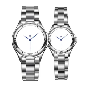 Relojes en blanco de sublimación, piezas de repuesto desmontados, envío de banda de acero inoxidable