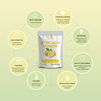 Kangherb Factory Supply - Matière première pharmaceutique et cosmétique - Poudre d'acide citrique naturel