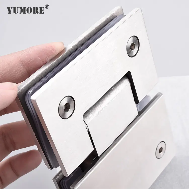 Hardware manufacturer heavy duty frameless stainless steel framed concealed pivot glass shower door hinge