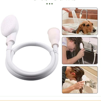Pulvérisateur de douche pour animaux domestiques, outils de lavage et de toilettage pour chiens, pomme de douche Portable, robinet de baignoire