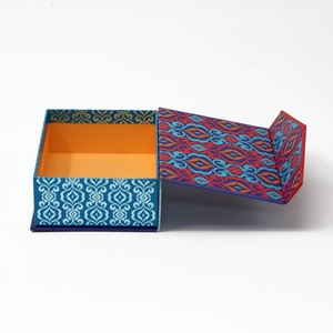 Custom Design <b>Biodegradable</b> Luxury Colorful Magnetic Book-shaped Cardboard Square Box Jewelry Artwork Gift <b>Paper</b> Container - Product Image 5