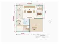 Villa de luxe préfabriquée en acier léger, style côtier contemporain, 2 chambres, 2 salles de bain, en forme de L, à un étage, vue sur l'océan, clé en main