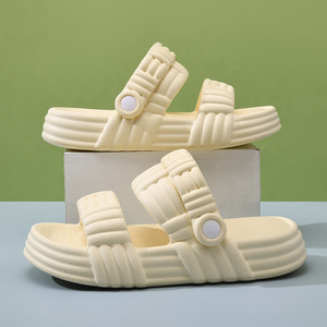 Guru Women's <b>Platform</b> <b>Sandals</b> White EVA Wide Strap Summer Outdoor Wear Height Increasing Non Slip Breathable <b>Wedges</b> <b>Sandals</b> - Product Image 2