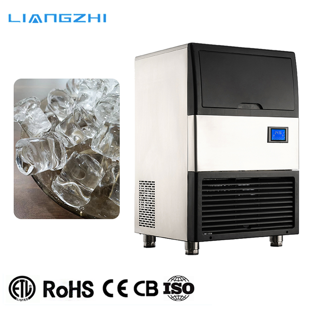 200kg/24h Cylindrical Ice Machine Crystal clear Gourmet Ice Machine for Cocktail Beverages