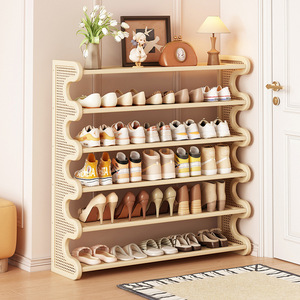 Multi-tiered <b>shoe</b> rack for home, front door, used <b>shoe</b> cabinet, rental, dormitory, entryway, indoor <b>shoe</b> <b>storage</b>. - Product Image 1
