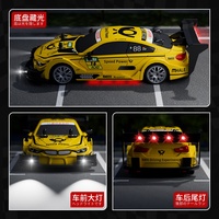 1/20 escala 4WD alta velocidad RC Drift Car 4X4 RTR con 2,4G luces LED proporcionales neumáticos a la deriva para carreras al aire libre y diversión
