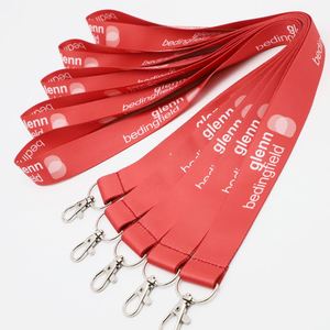 Custom Logo Polyester Lanyard for Political Rallies Election Campaign or Event Volunteers Personalized Campaign Merch Lanyard - Product Image 1