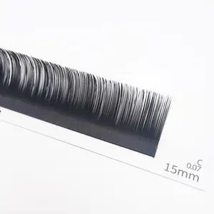 Eyelash Supplier Lash Extensions C D L M Curl 0.10 0.15mm Silk Individual Eyelash Extension