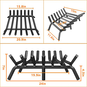 <strong>European</strong> American Markets Sturdy Metal BBQ <strong>Grill</strong> Rack Space Saving Easy to Clean Fit for Outdoor Grilling BBQ <strong>Grill</strong> - Product Image 3