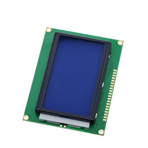 TZT 128*64 punti modulo LCD 5V schermo blu 12864 LCD con retroilluminazione ST7920 porta parallela LCD12864 per <span class=keywords><strong>arduino</strong></span> - Product Image 1