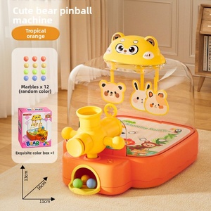 Machine de flipper en plastique Ours Mignon, jouet éducatif à pression et tir, jeu de société pour enfants de 4 à 6 ans, cadeau récompense pour la maternelle - Product Image 1