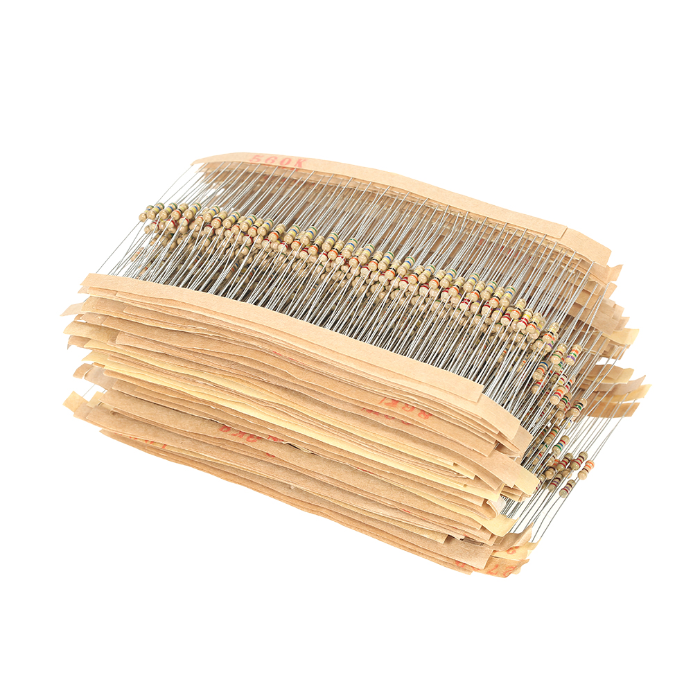 Набор резисторов SYHY 860 шт., 0,25 Вт, ватт, 43 значения * 20 шт., резистор с резистором, сопротивление углеродной пленки 1-1 МОм Ом 1/4 Вт