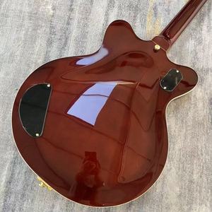 <span class=keywords><strong>Chitarra</strong></span> Elettrica ES338 in Mogano, Professionale per Rock e <span class=keywords><strong>Jazz</strong></span>, con Pickup H-H e Sistema Tremolo - Product Image 6