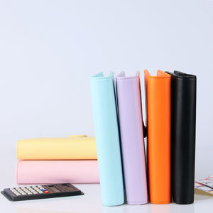 Cubierta de carpeta con cremallera Sobres de efectivo Sistema de presupuesto Carpeta <span class=keywords><strong>Carnet</strong></span> Classeur Carpeta de presupuesto Diseñador A5 A6 Regalo de cuero YS 2,0 Mm - Product Image 2