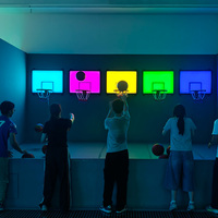 Mini-basket-ball de divertissement, sport pour enfants et adultes, arène, jeu interactif, jeux de paniers