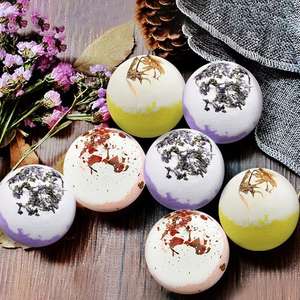 Vente personnalisée <span class=keywords><strong>pas</strong></span> <span class=keywords><strong>cher</strong></span> pastèque Rose Spa Fizz fait à la main fournitures de boule de bain fleur séchée bombe de bain fabricants - Product Image 5