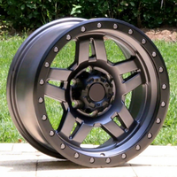 Jantes en aluminium robustes tout-terrain MOJIO 17 pouces 6061 en alliage forgé 4x4 SUV Camion Haute résistance Légères