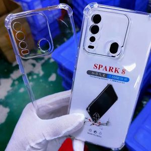 Funda de teléfono de silicona de lujo, funda protectora trasera transparente a prueba de golpes para Tecno Camon 18P Spark <span class=keywords><strong>8</strong></span> - Product Image 6